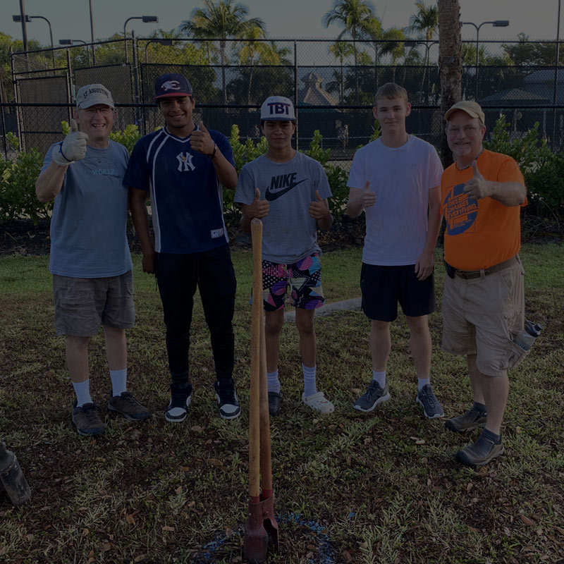 God's Work, Our Hands service project digging | Get Involved - Christus Victor Lutheran Church Naples & Bonita Springs